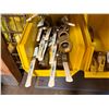 Image 2 : Contents of Shelf: Multiple Pipe Fittings, Valves, Hangers, Hardware, etc (rack & bins not included)