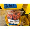 Image 14 : Contents of Shelf: Multiple Pipe Fittings, Acousto Clamps, Hardware, etc (rack & bins not included)