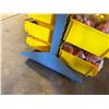 Image 7 : Metal Rack w/ Multiple Yellow Bins (contents not included)