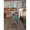 Image 7 : Metal Rolling 7-Step Warehouse Safety Stairs 99"H