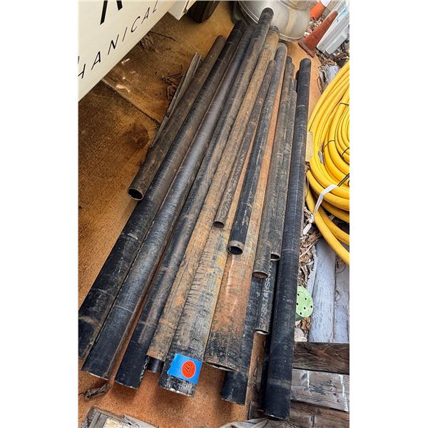 Multiple Cast Iron Pipes, Misc Sizes