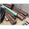 Image 7 : Multiple Large PVC & Cast Iron Pipes, Misc Sizes
