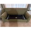 Image 2 : Green Sofa Sleeper Bed 54" x 75" (open - bed), 74" x 37" (closed)