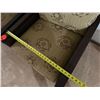 Image 6 : Qty 2 Wooden Armchairs w/ Woven Sides Seat Cushions & Backs 28" x 30"
