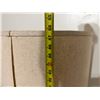 Image 6 : Ribbed Pedestal Floor Lamp w/ Shade 68"H