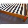 Image 10 : Qty 2 Wooden Night Stands w/ 2 Drawers 27" x 20" x 28"H & Wooden Platform Bed Frame 75" x 54"