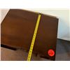 Image 4 : Qty 2 Wooden Night Stands w/ 2 Drawers 27" x 20" x 28"H & Wooden Platform Bed Frame 75" x 54"