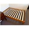 Image 8 : Qty 2 Wooden Night Stands w/ 2 Drawers 27" x 20" x 28"H & Wooden Platform Bed Frame 75" x 54"