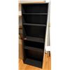 Image 1 : Black 5-Tier Adjustable Shelving Unit 25" x 12" x 71"H