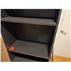 Image 3 : Black 5-Tier Adjustable Shelving Unit 25" x 12" x 71"H