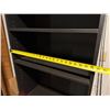 Image 5 : Black 5-Tier Adjustable Shelving Unit 25" x 12" x 71"H