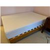 Image 2 : Platform Bed Frame w/ Mattress, Mirror, Lamp, Fan, Night Stand & Cabinet w/ Drawers, Misc Sizes