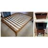 Image 1 : Platform Bed Frame w/ Night Stand, TV & Cabinet w/ Drawers, Misc Sizes