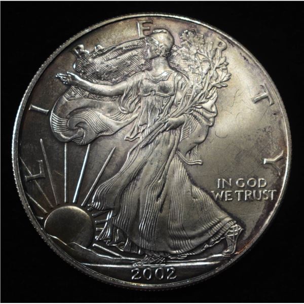 2002 AMERICAN SILVER EAGLE