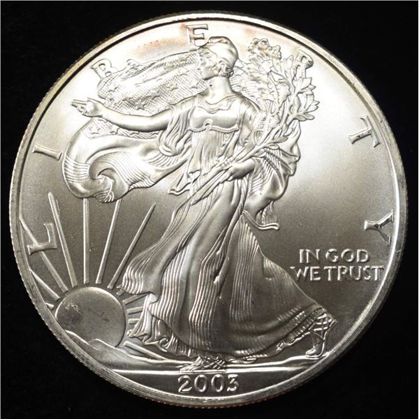2003 AMERICAN SILVER EAGLE