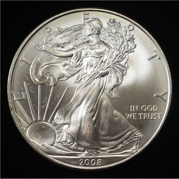 2008 AMERICAN SILVER EAGLE