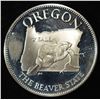 Image 1 : OREGON 1 OZ 92.5 % SILVER ROUND