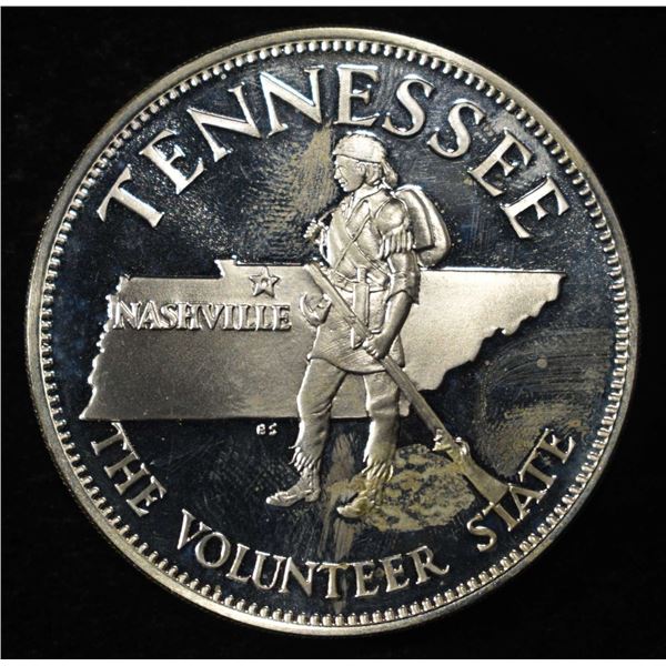 TENNESSEE 1 OZ 92.5 % SILVER ROUND