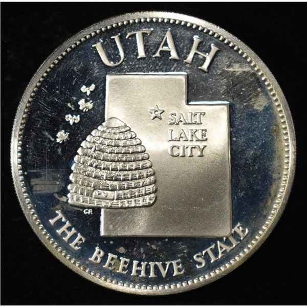 UTAH 1 OZ 92.5 % SILVER ROUND