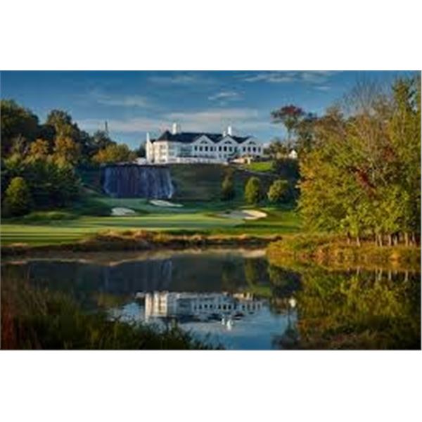 Foursome at Trump National Golf Course