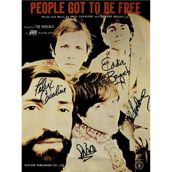 The Rascals People Got To Be Free Signd Sheet Music