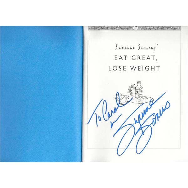 Threes Company Suzanne Somers signed book