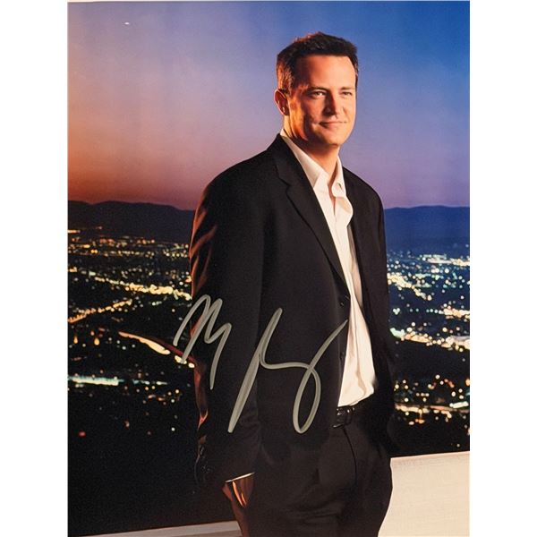 Friends Matthew Perry signed photo