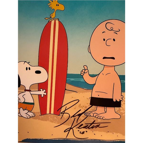 Peanuts Brad Kester signed photo