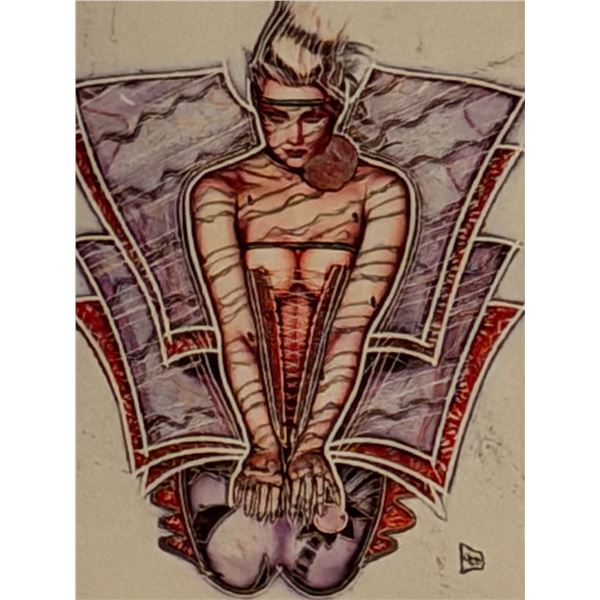 Artist Olivia DeBerardinis Pin Up 1992 Collector Card