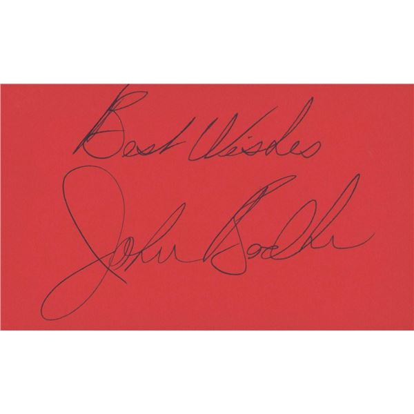 Saturday Night Fever Director John Badham signature