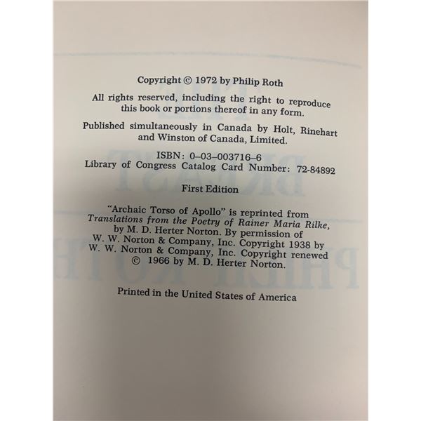 The Breast first edition