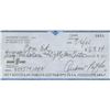 Image 1 : Brooklyn Dodgers Andrew Pafko signed check