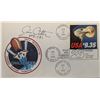 Image 1 : James P. Dutton Signed NASA 25th Anniversary Challenger First Day Cover