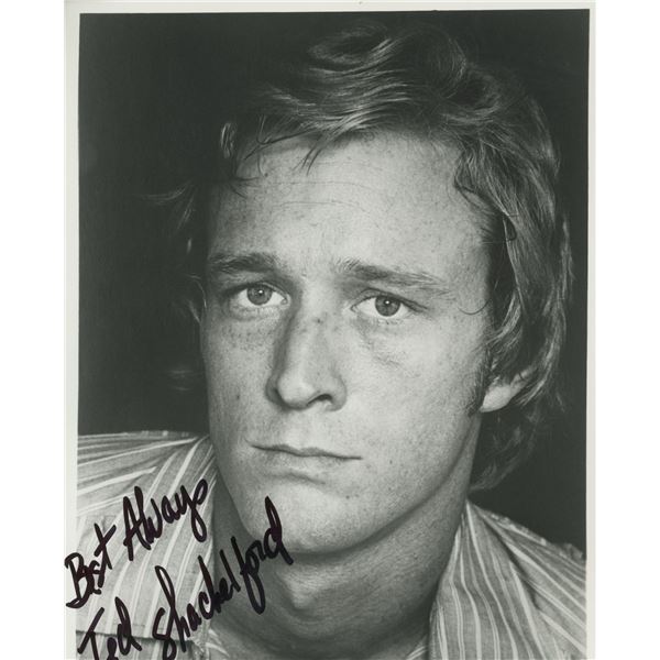 Knots Landing Ted Shackelford signed photo