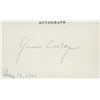 Image 1 : First Lady Grace Coolidge signature cut