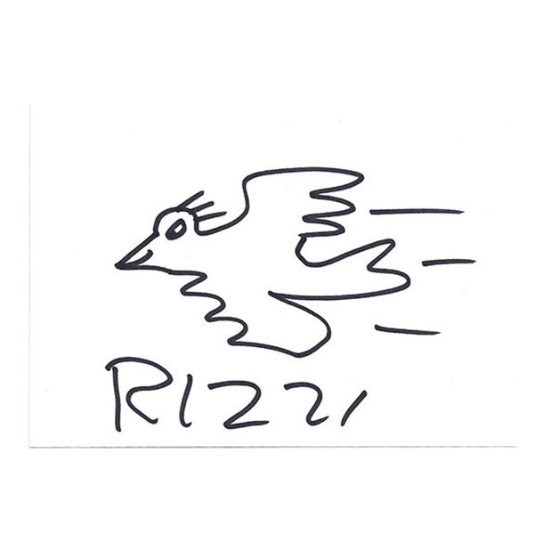 Pop Artist James Rizzi Signed Card