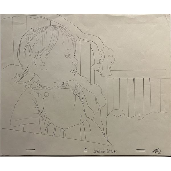 Dancing Babies original hand drawn artwork