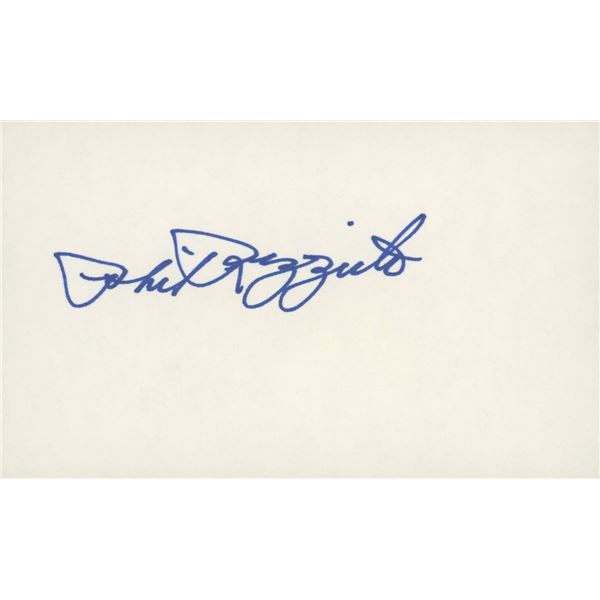 NY Yankees Phil Rizzuto original signature