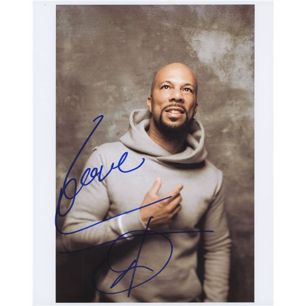 Rapper Common signed photo