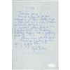 Image 1 : Marx Brothers Actor Allan Jones Signed 6x9 Hand Written Letter JSA Authenticated