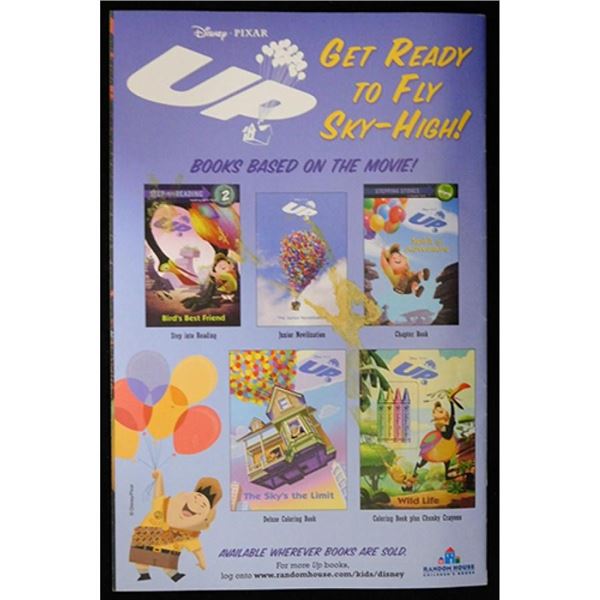Pixar Cartoonist Allen Gladfelter Signed Cars Cover Comic JSA Authenticated