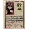 Image 2 : Tiffany Granath Bench Warmer Swimsuit Models 1992 Collector Card.