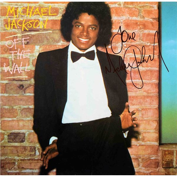 Michael Jackson signed Off The Wall album
