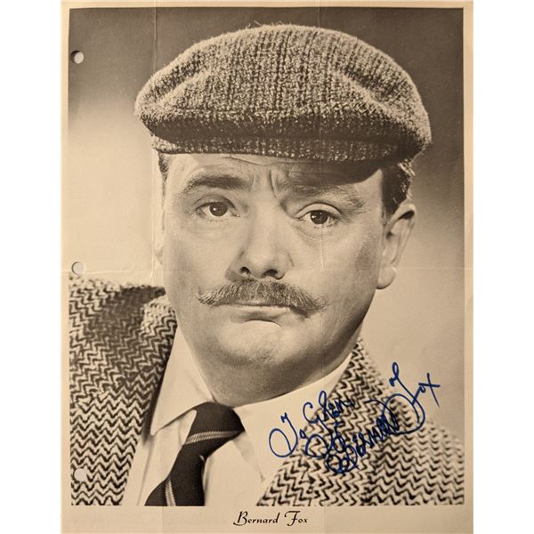 Bewitched Bernard  Dr Bombay Fox signed photo