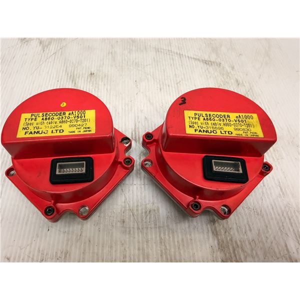 (2) Fanuc #A860-0370-V501 Pulsecoders