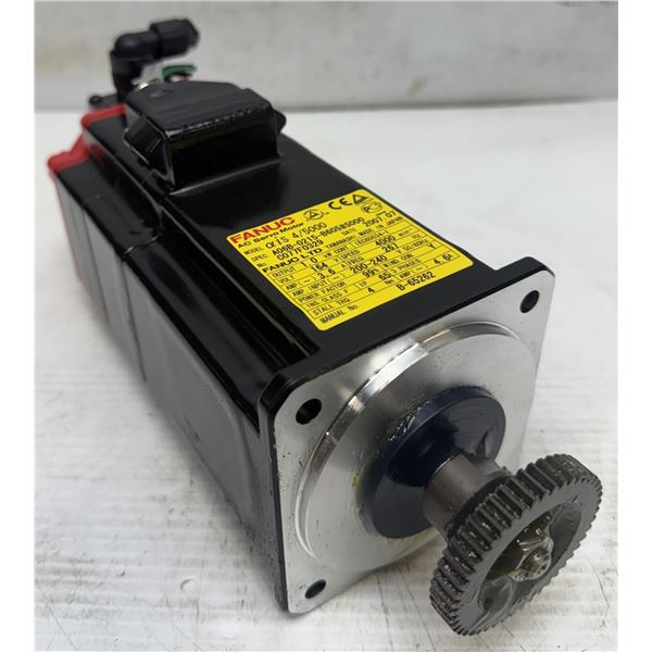 Fanuc #A06B-0215-B605#S000 AC Servo Motor w/ Encoder: A860-2010-T341