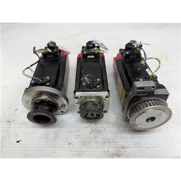 (3) Fanuc #A06B-0116-B855#0048 AC Servo Motors