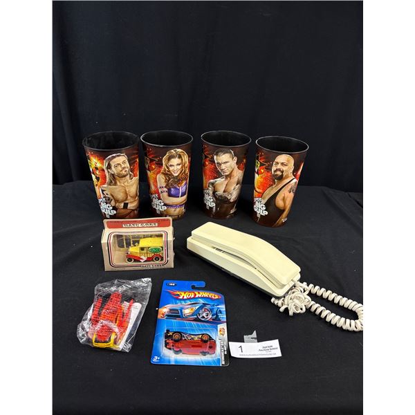 Nice Vintage Collectible Lot, Hot Wheels, WW Summer Slam Cups, Etc