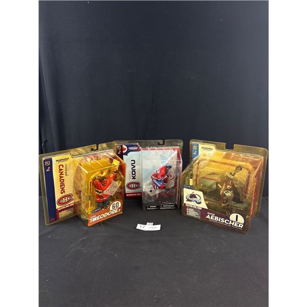 3 McFarlane NHL Figures Sealed in Package