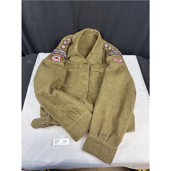 Korean War Era Royal Canadian Army Chaplin Corps Tunic